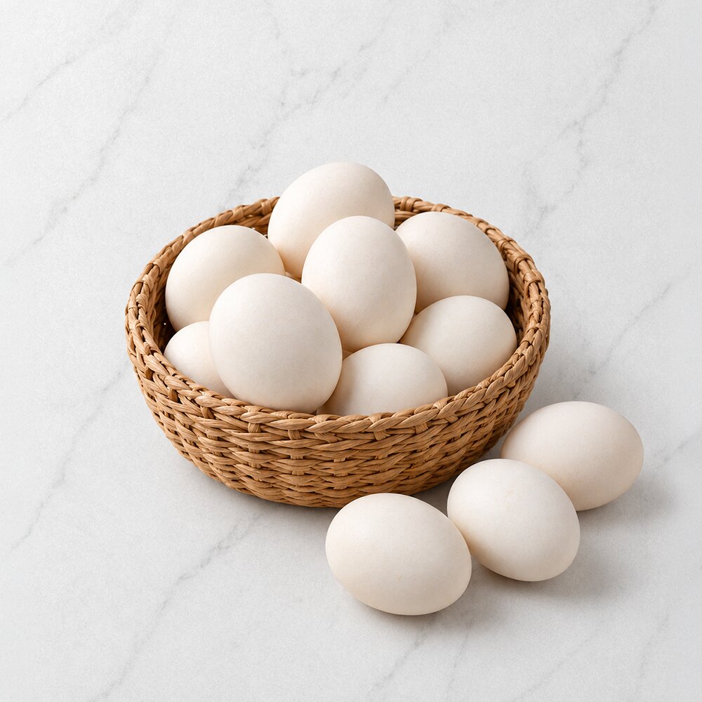 Farm-Raised Duck Eggs