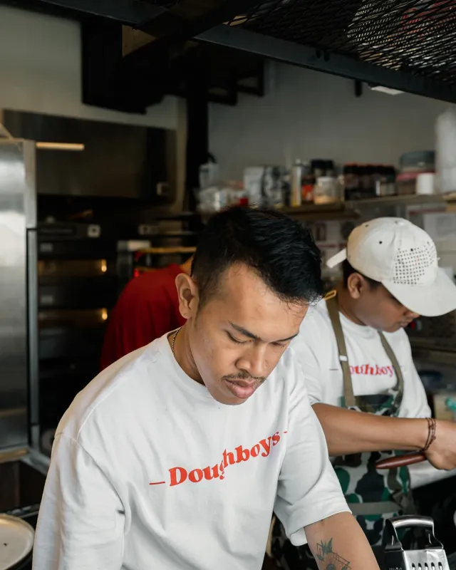 Doughboys kitchen team at work